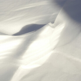 Abstract of snowy landscape